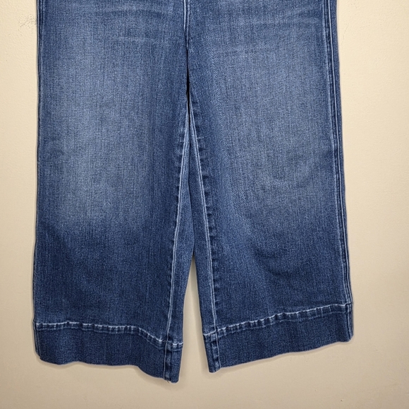 Le Jean | Rosie Wide Leg High Rise Crop Culotte Jeans Size 27 - Picture 3 of 9